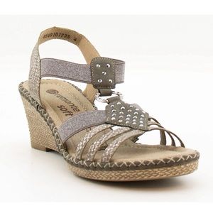Rieker D6768 Ursula 2inch Wedge Sandal by Remonte